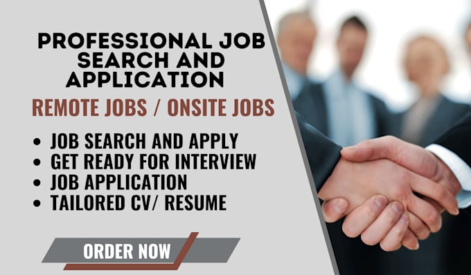 Gig Preview - Search and apply for jobs, remote jobs, job application, reverse recruiter