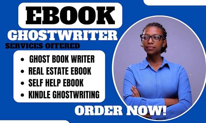 Gig Preview - Ghostwrite 30k real estate book, business finance book writer, ebook ghostwriter