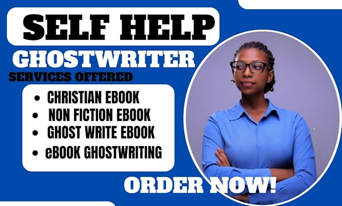 Gig Preview - Ghostwrite self help book, christian ebook ghostwriter, amazon kdp ebook writer