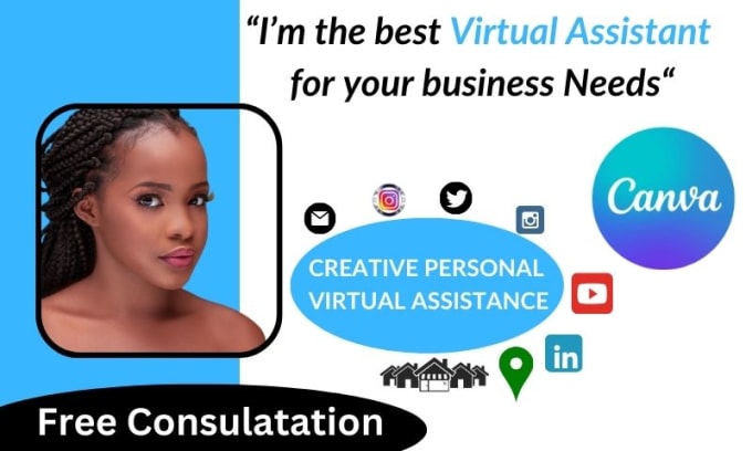 Gig Preview - Be your digital marketing virtual assistance, social media marketing VA