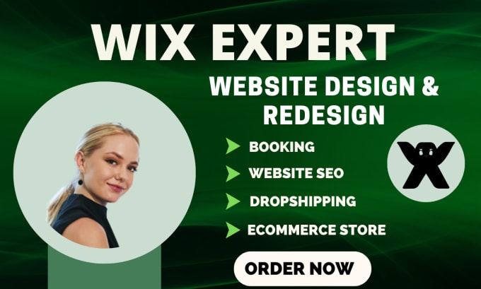 Gig Preview - Develop wix website redesign wix website wix ecommerce website wix dropshipping