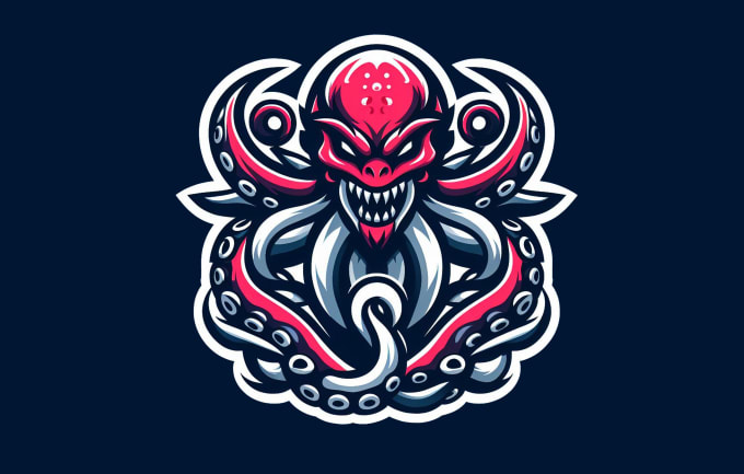 Bestseller - make an amazing kraken octopus mascot logo with unlimited revision