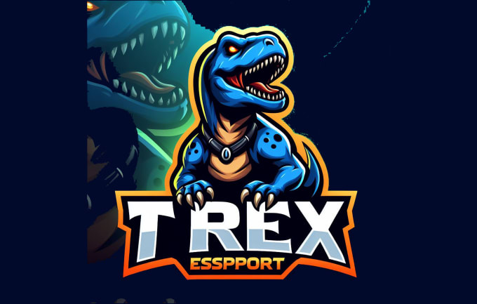 Gig Preview - Make an amazing trex esport mascot logo in very short time