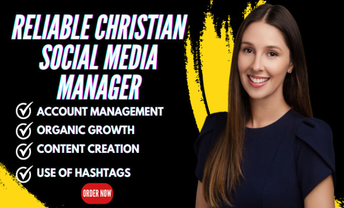 Bestseller - be your christian social media manager on instagram tiktok facebook