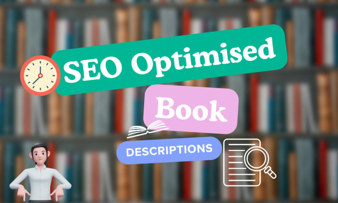 Gig Preview - Craft SEO optimized book descriptions