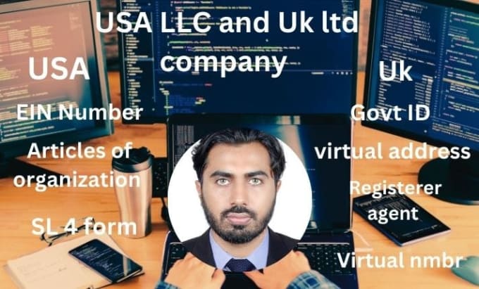 Gig Preview - Do us llc registration  and UK limited company