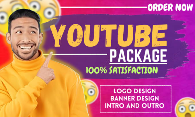 Gig Preview - Design youtube logo, banner, outro and attractive thumbnails