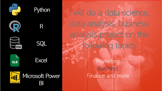 Gig Preview - Do a data science or data analysis project