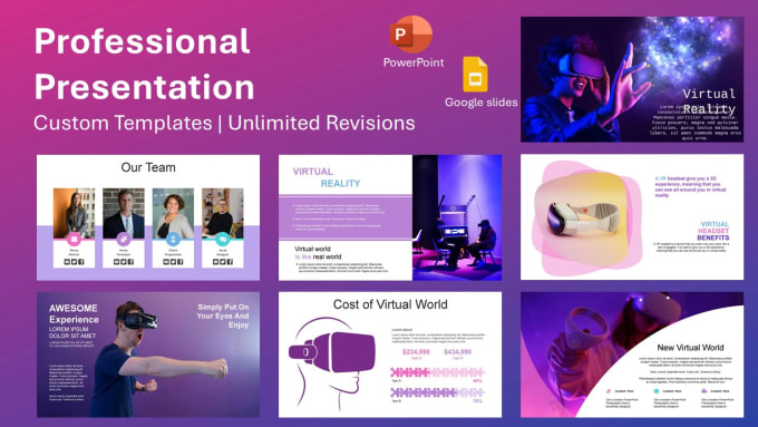 Gig Preview - Design pitch deck, keynote presentation and powerpoint presentation templates