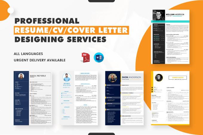 Gig Preview - Professionally design resume, CV and cover letter in ms word