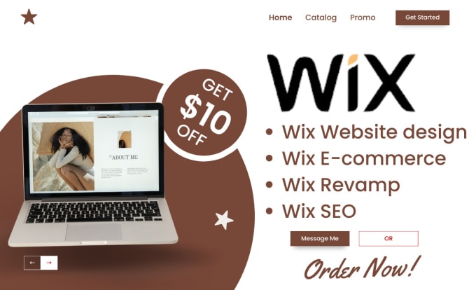 Gig Preview - Wix website redesign wix website design wix website revamp wix redesign