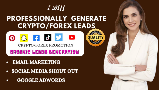 Gig Preview - Generate forex leads, crypto leads, investor leads and mca leads