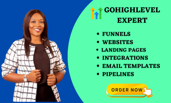 Gig Preview - Do gohighlevel sales funnel gohighlevel landing page gohighlevel automation