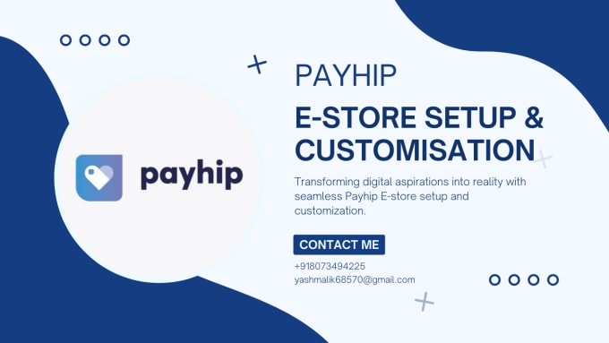 Gig Preview - Setup and customise your payhip store