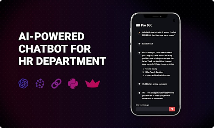 Gig Preview - Create chatgpt, ai chatbot, perplexity or openai app