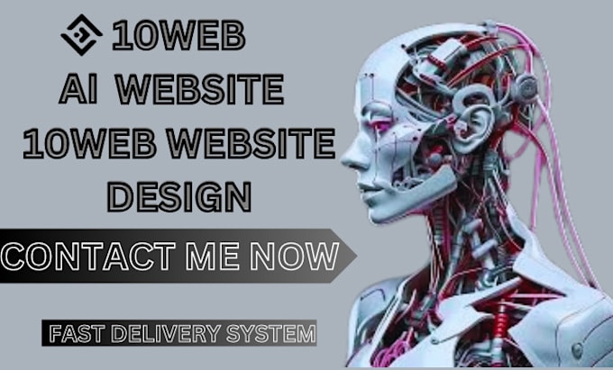 Gig Preview - Design your website on 10web, using 10web website builder