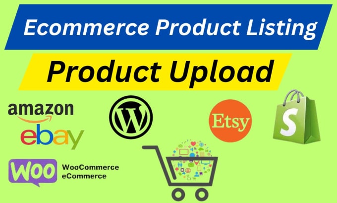 Gig Preview - Add or upload  products to your shopify and woocommerce store