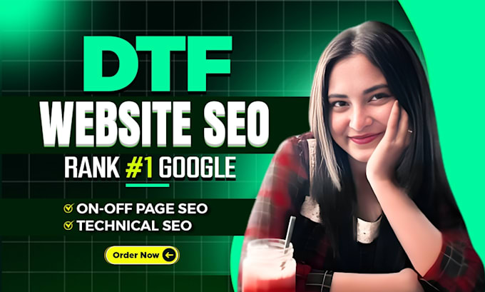 Gig Preview - Do shopify dtf printing website SEO for rank google 1st page