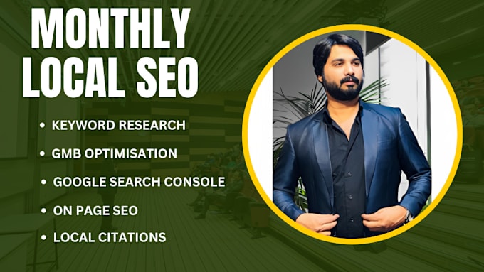 Gig Preview - Do monthly local SEO to rank your google business profile and website