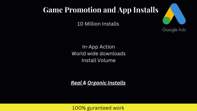 Bestseller - help you to get an app installs and game promotion