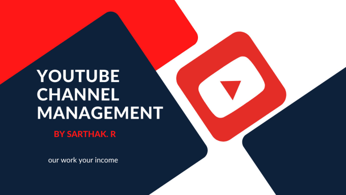 Gig Preview - Manage youtube channel and boost views