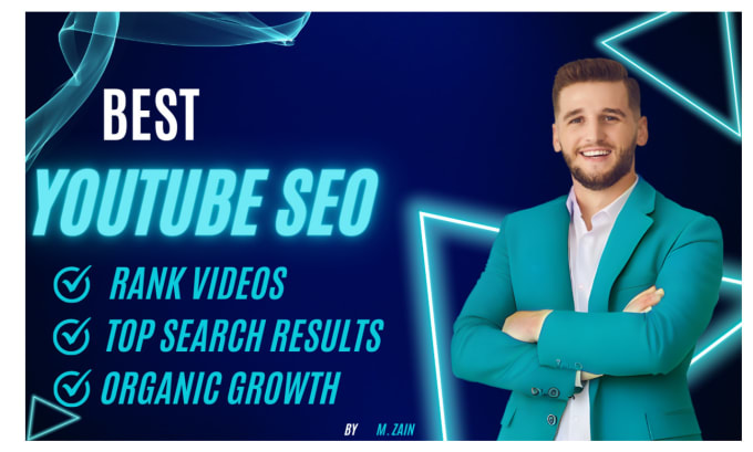 Gig Preview - Best SEO expert for your youtube videos optimization and channel growth manager