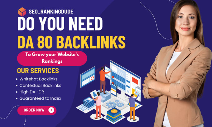 Gig Preview - Create top tier backlinks from da 80 sites for 2024 rankings