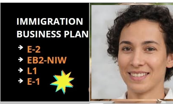 Gig Preview - Write USA immigration business plan for eb2 nlw, e2, l1 visa