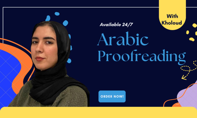 Gig Preview - Proofread your arabic content