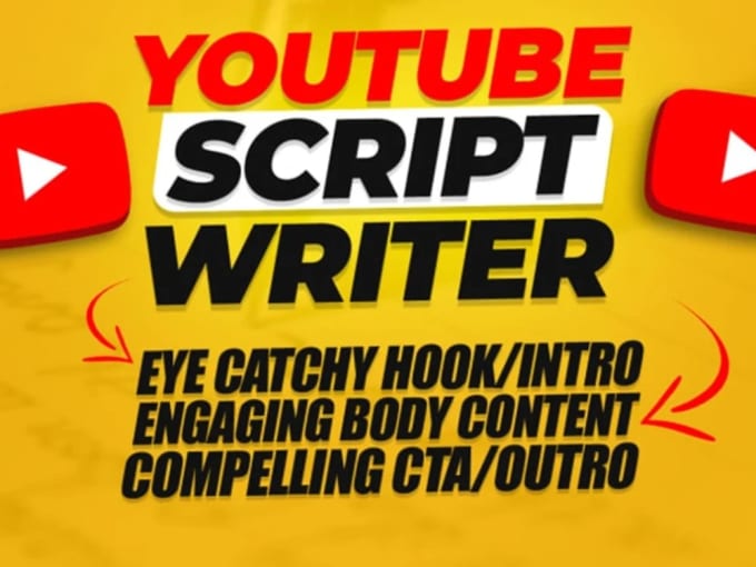 Gig Preview - Professional youtube  video script expert