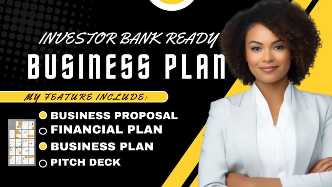 Gig Preview - Write detailed business plan for startups, investor nonprofit, business plan