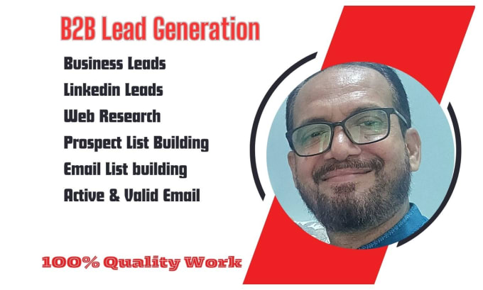 Gig Preview - Do lead generation, linkedin leads and building email list