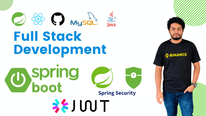 Gig Preview - Do java, spring boot backend projects with spring security and jwt, rest api