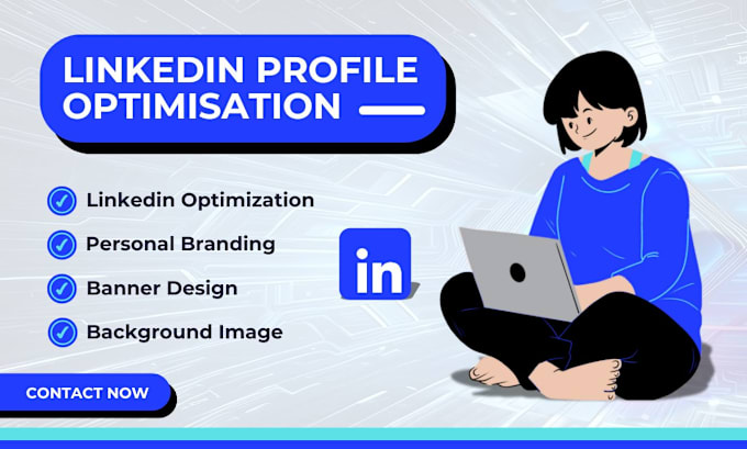 Gig Preview - Design professional linkedin banner and background cover for you