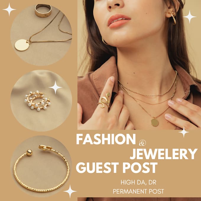 Gig Preview - Publish fashion and jewelry guest posts on quality blogs