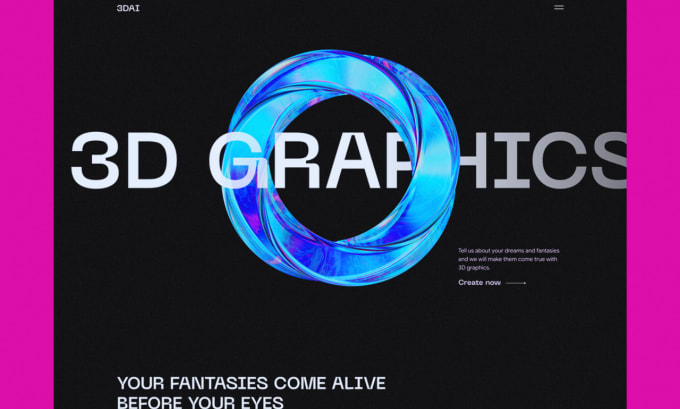 Gig Preview - Do 3d animated website spline animation, threejs, webgl gsap 3d webflow website