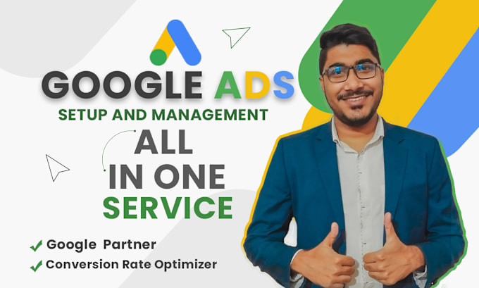 Gig Preview - Setup and manage your google ads adwords PPC campaigns