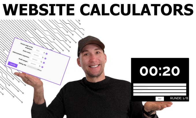 Gig Preview - Create website calculators for wordpress