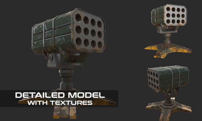 Gig Preview - Create a high quality 3d model and pbr texture