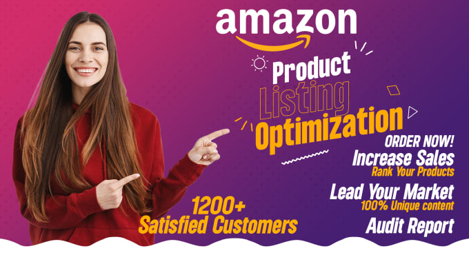 Gig Preview - Write amazon product listing description with SEO amazon listing optimization