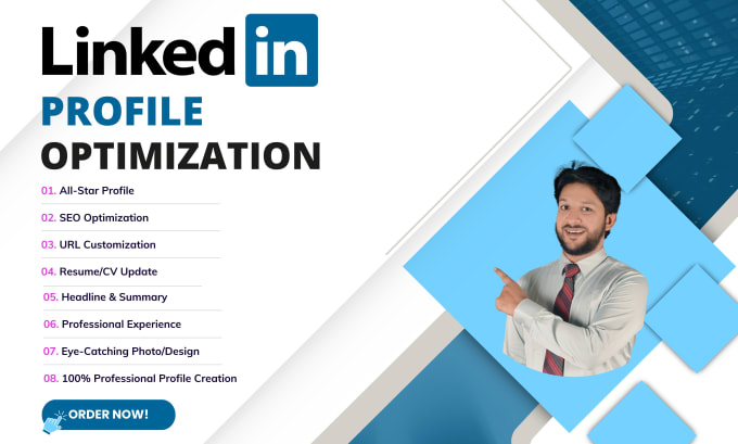 Gig Preview - Create a professional and powerful linkedin profile with SEO