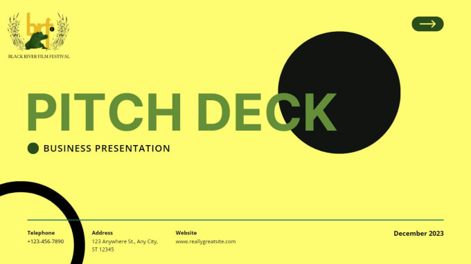 Gig Preview - Customize your investor pitch deck presentation