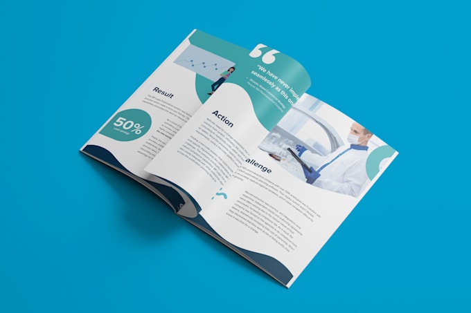 Gig Preview - Design a professional healthcare brochure or booklet for medical organizations