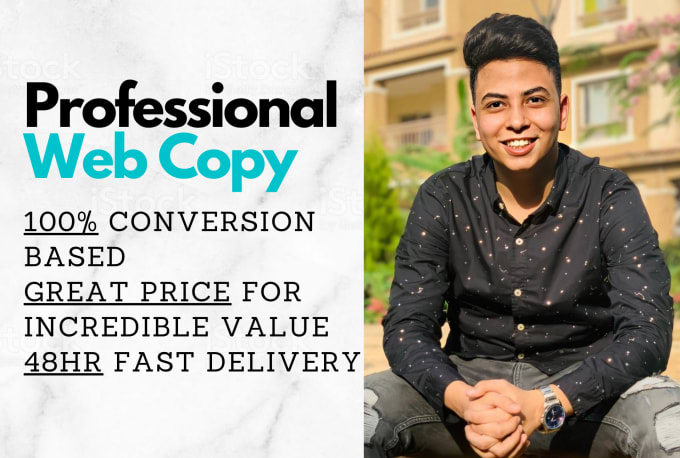 Gig Preview - Be a pro content writer for your website copy