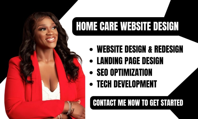 Gig Preview - Create a home care website, home assistant, assisted living, healthcare website