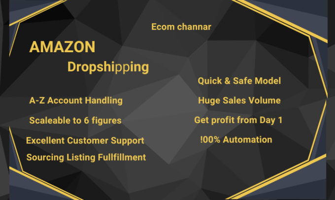 Gig Preview - Manage your accounts amazon 2 step drop shipping