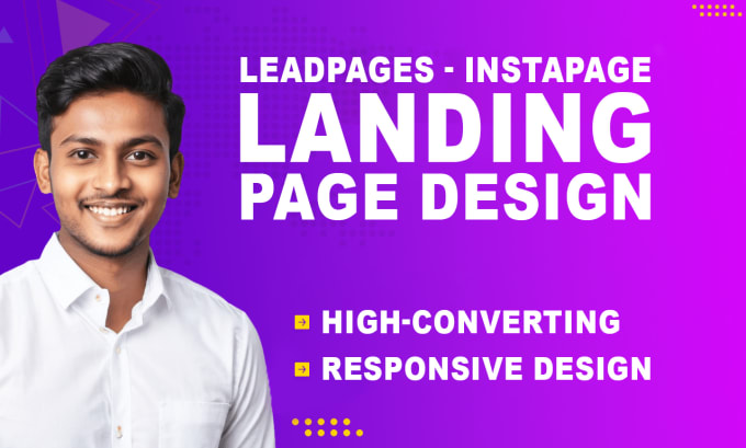 Gig Preview - Create professional landing page with leadpages or instapage