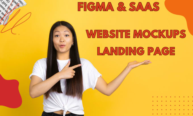 Gig Preview - Design saas landing page, website mockup figma landing page or saas website