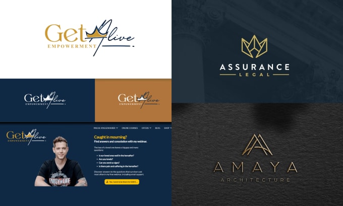 Gig Preview - Do minimalist modern luxury business logo design