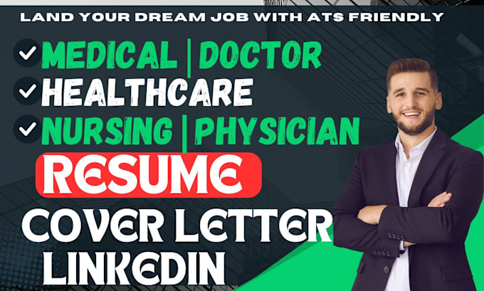 Gig Preview - Write social worker, healthcare, medical, physician, registered nurse resume